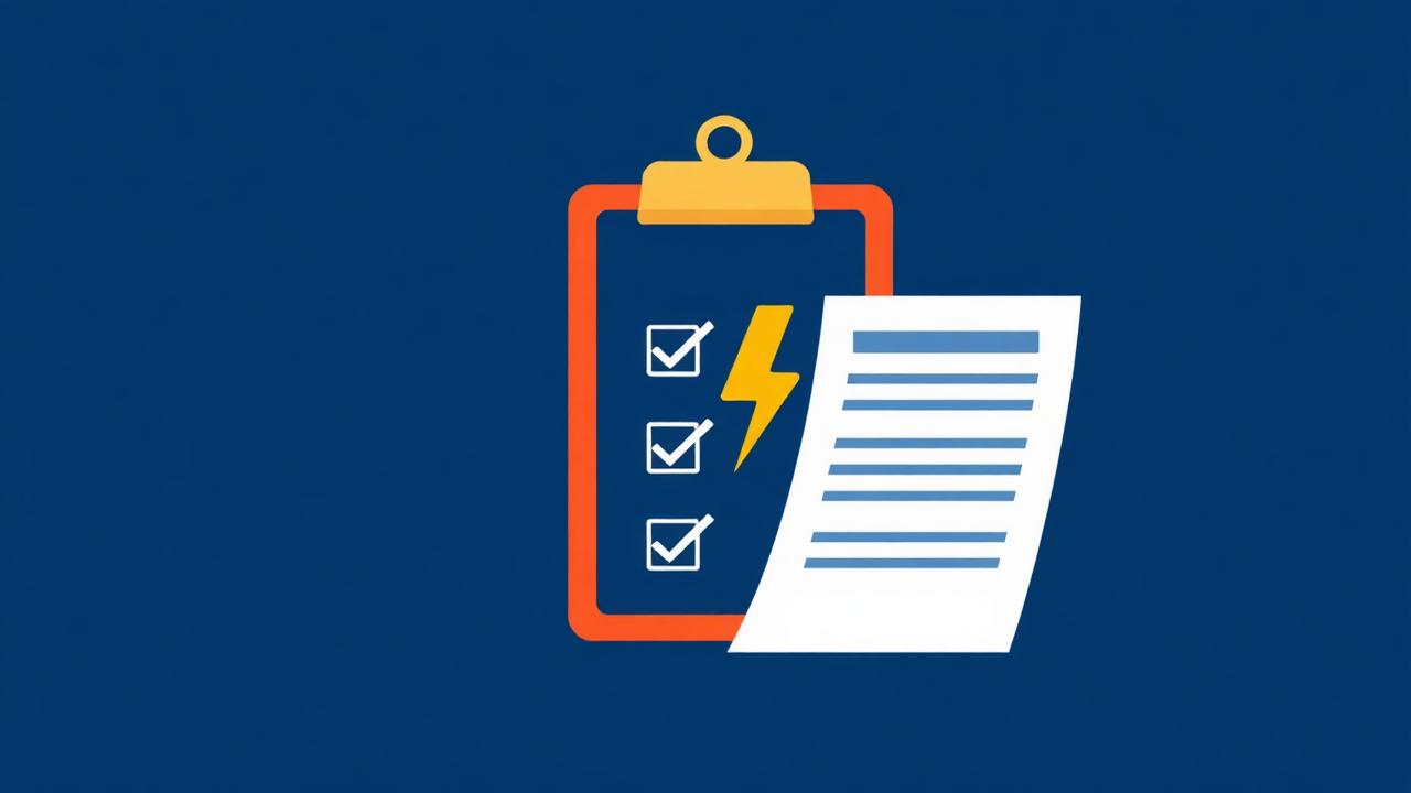 Incident checklist and response report